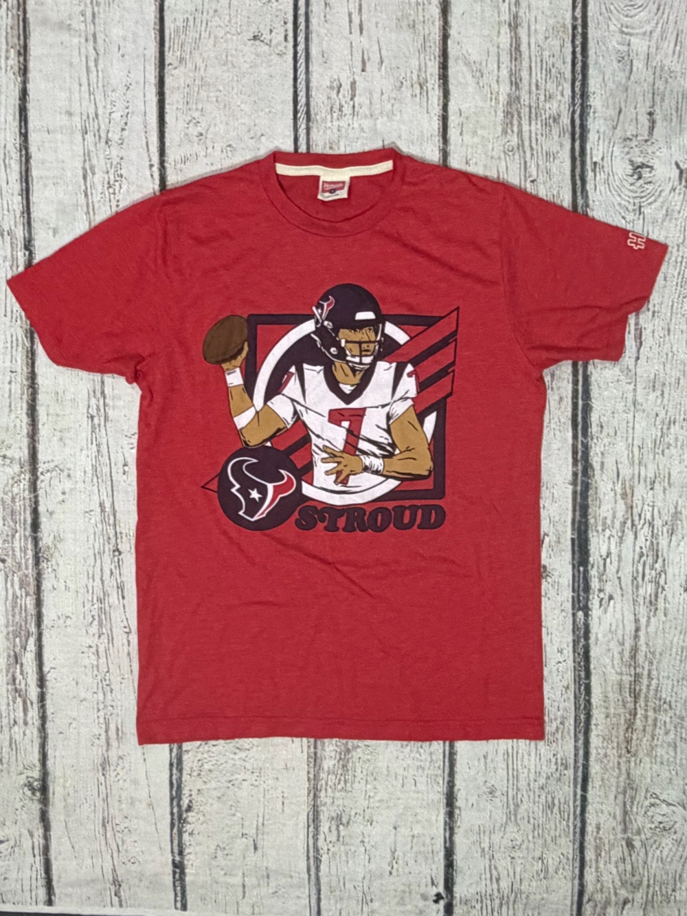 Houston Texans Homage C. J. Stroud SOFT NFL Football Crewneck Tshirt